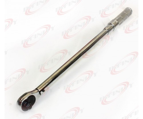 1/2" Drive Click Torque Wrench Reversibl Ratchet 50-310ft. lbs Adjustable Socket